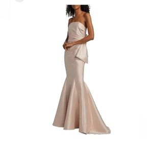 Badgley Mishka Bow Dress in Blush size 10